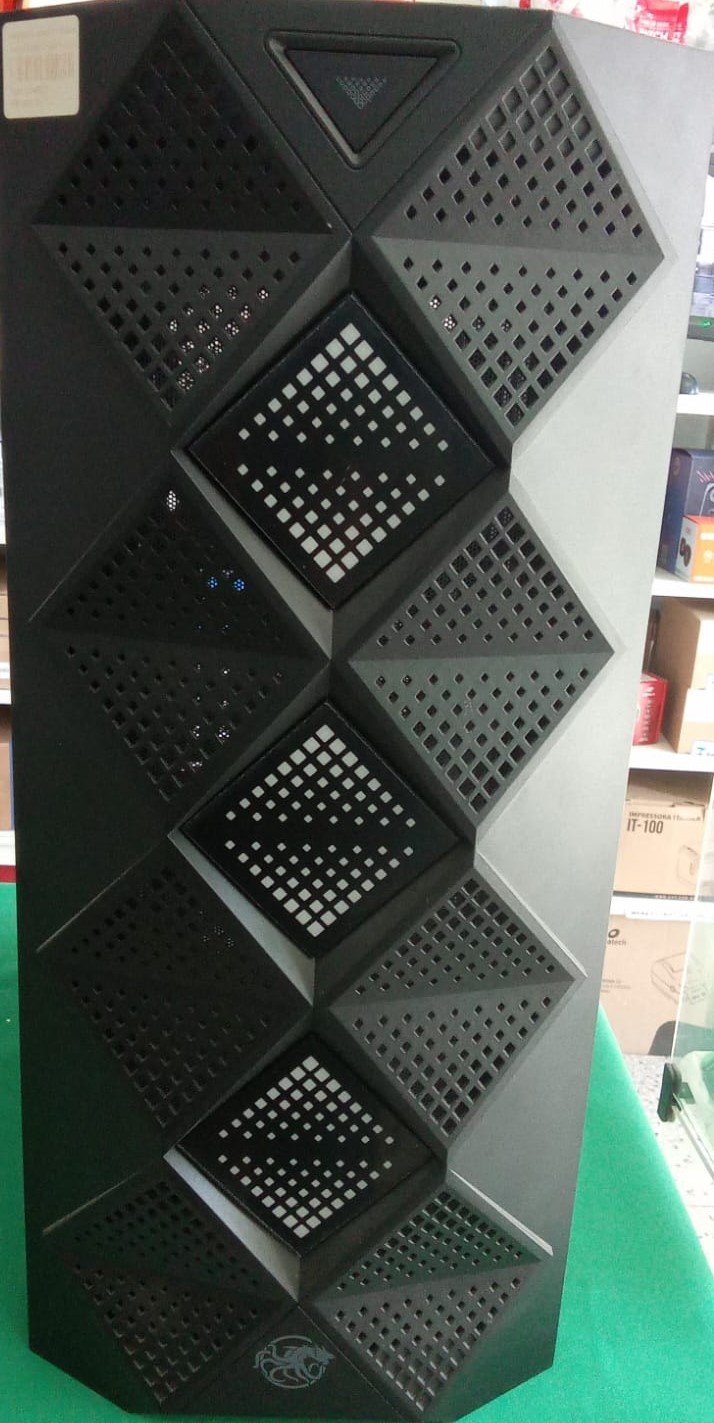Gabinete Gamer TH NAM Temperado Preto